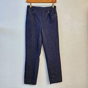 NWOT Hilary Radley Navy Blue Stretch Pants: Classic Effortless Comfy Workwear